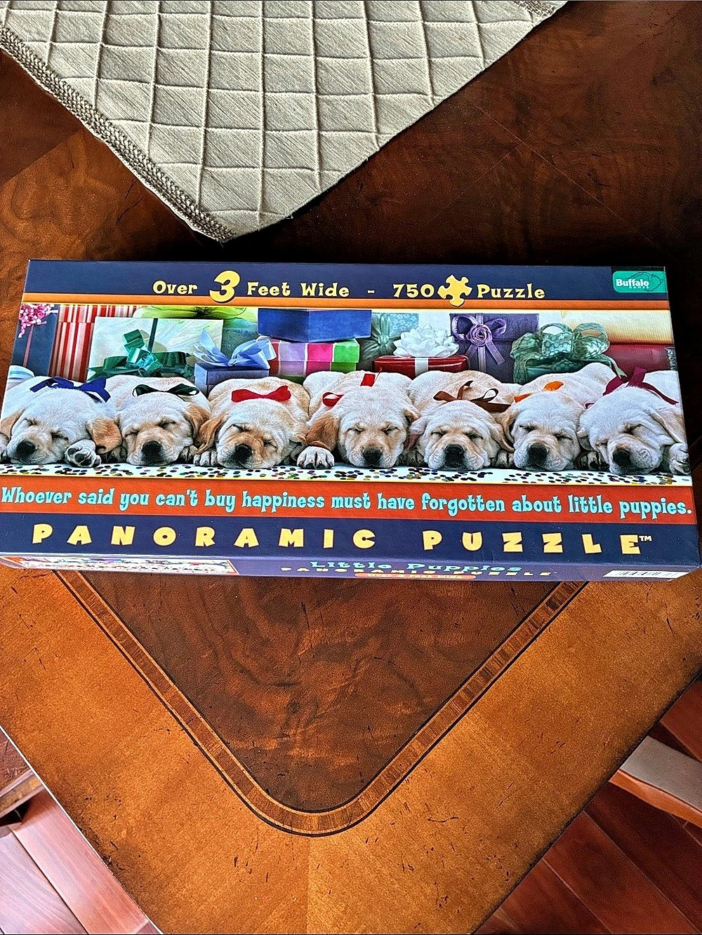 Buffalo Panoramic Puzzle 750-Piece Puppy